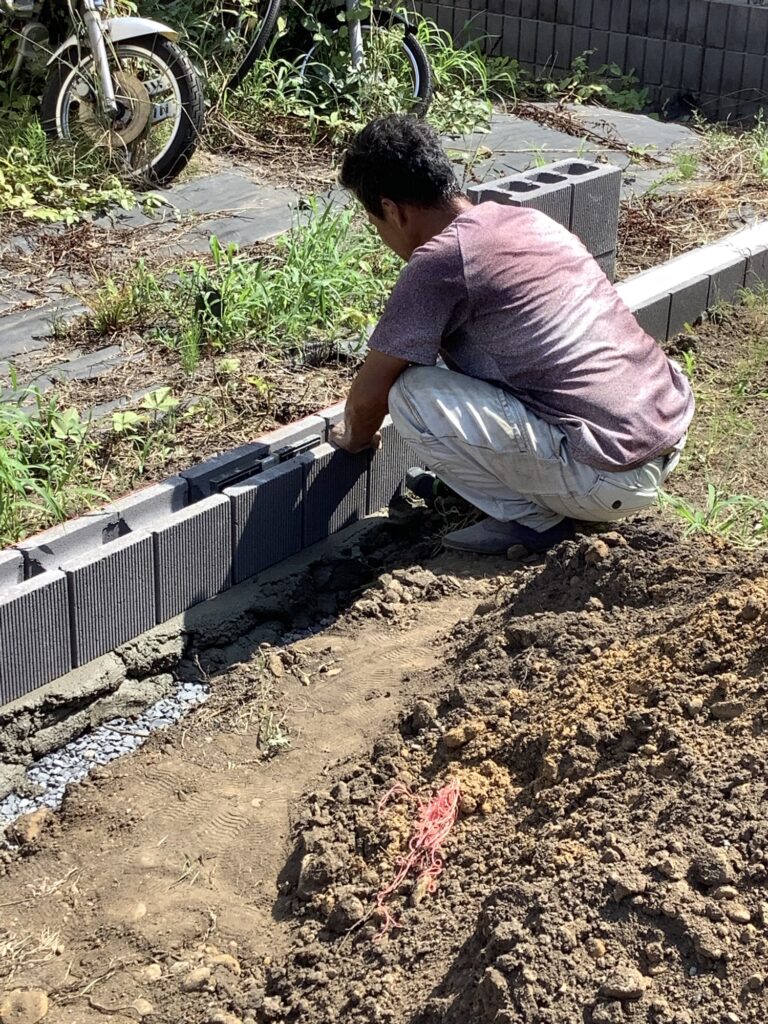 東海村　ブロック工事